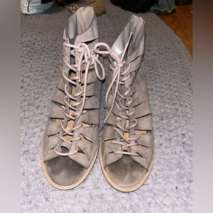 Heeled boots.